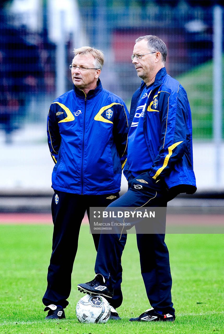 Roland Andersson och Lars Lagerbäck, Förbundskapten