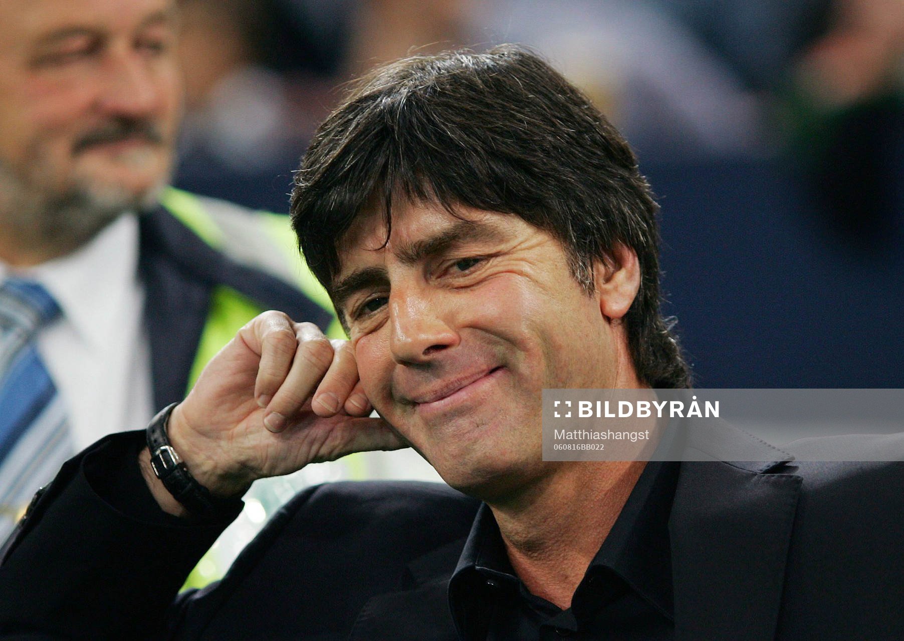 Joachim Loew, ny förbundskapten i Tyskland ser nöjd ut