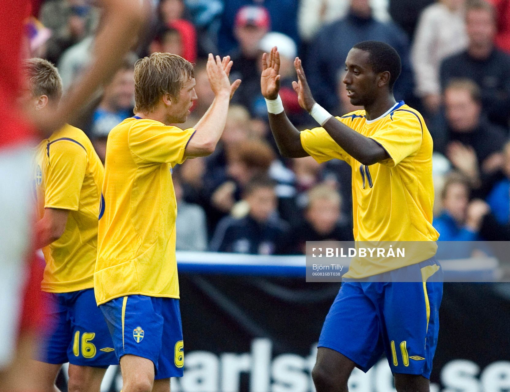 Rasmus Lindgren och Henok Goitom, Sverige jubel