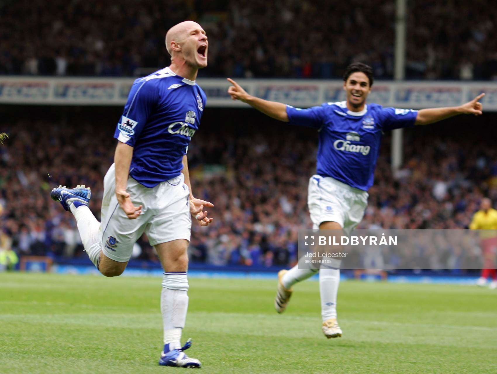 Andy Johnson, Everton jubel