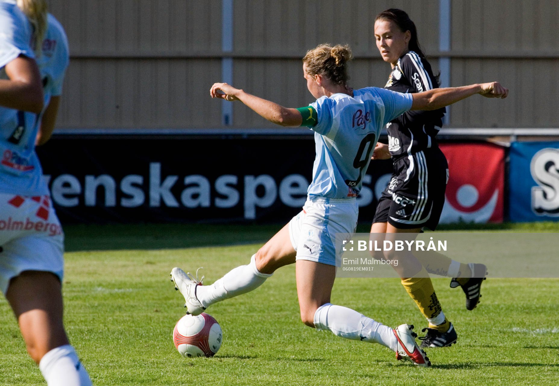  Therese Lundin, MFF gör 1-0.