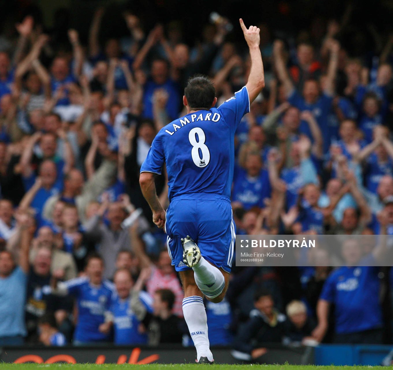  Frank Lampard, Chelsea jubel efter att ha gjort mål.