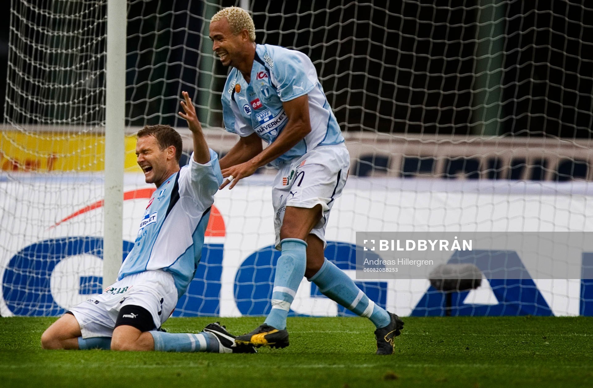 Junior och Jonatan Johansson, Malmös två målskyttar