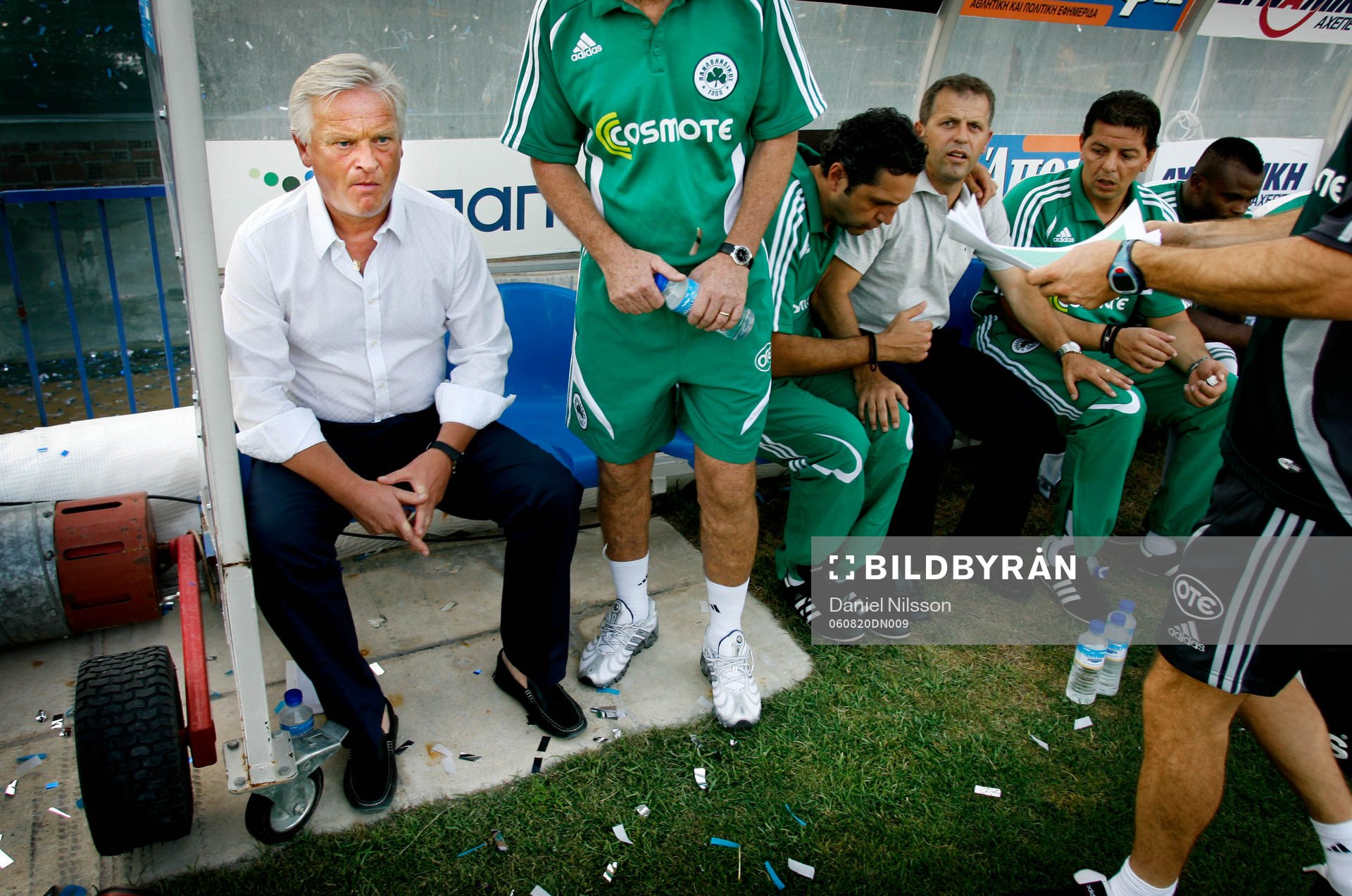 Hans Backe, Hasse Backe, tränare Panathinaikos