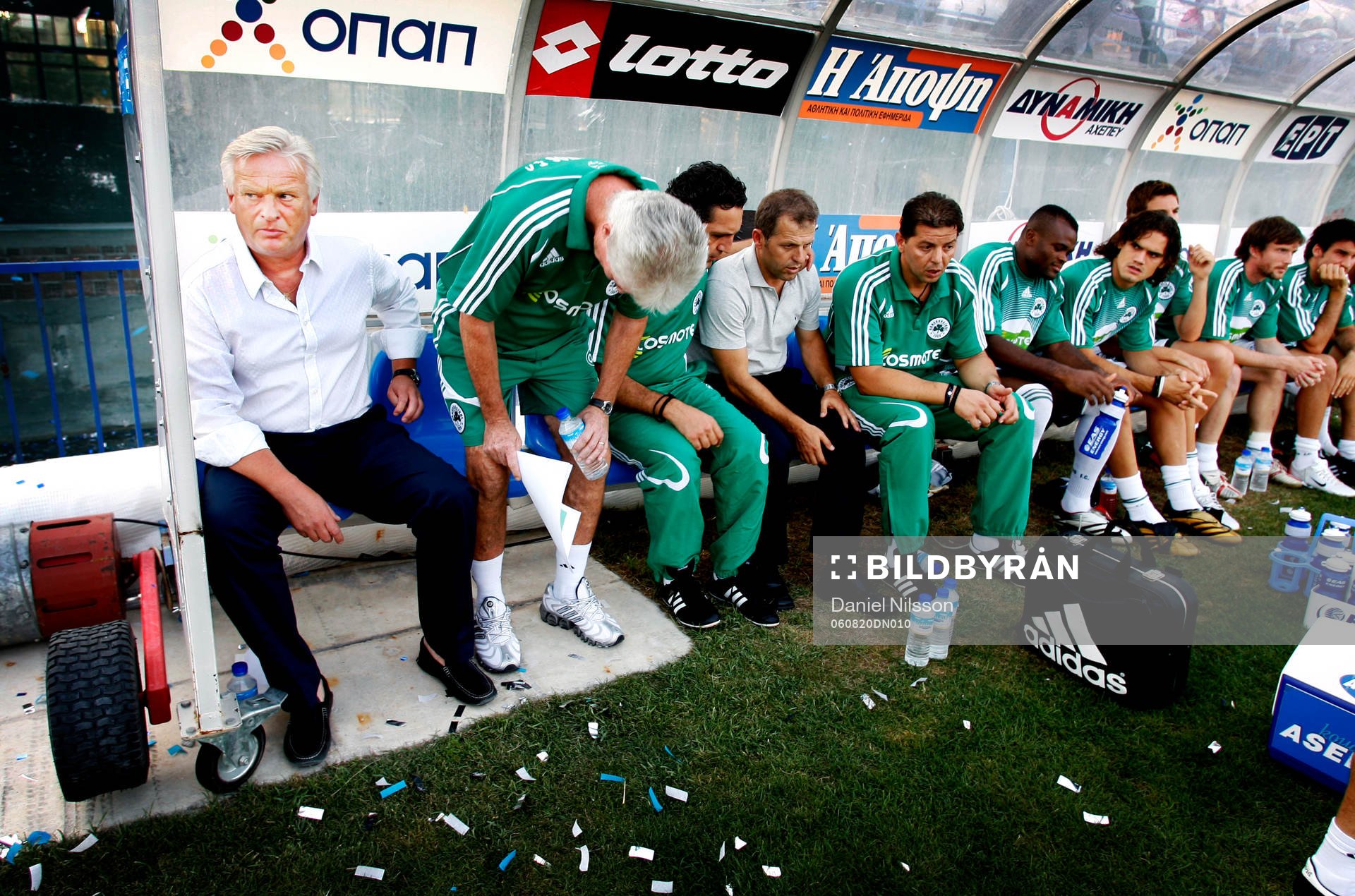 Hans Backe, Hasse Backe, tränare Panathinaikos