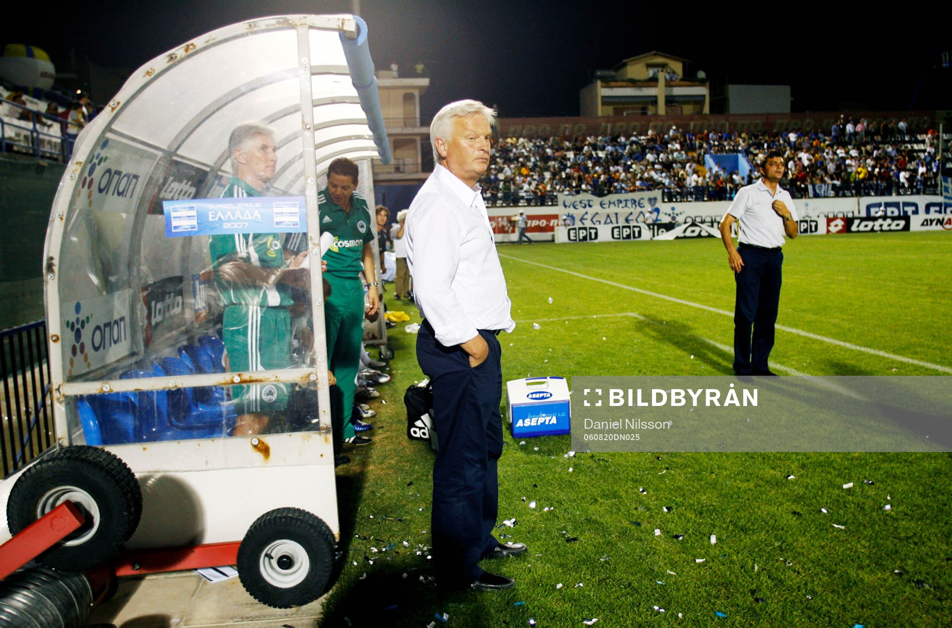 Hans Backe, Hasse Backe, tränare Panathinaikos