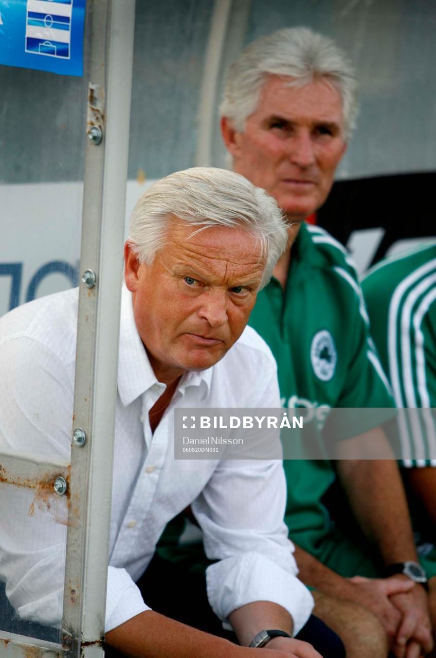 Hans, Hasse Backe, tränare Panathinaikos