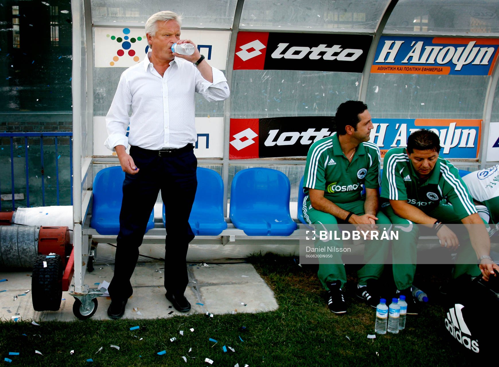 Hans Backe, Hasse Backe, tränare Panathinaikos
