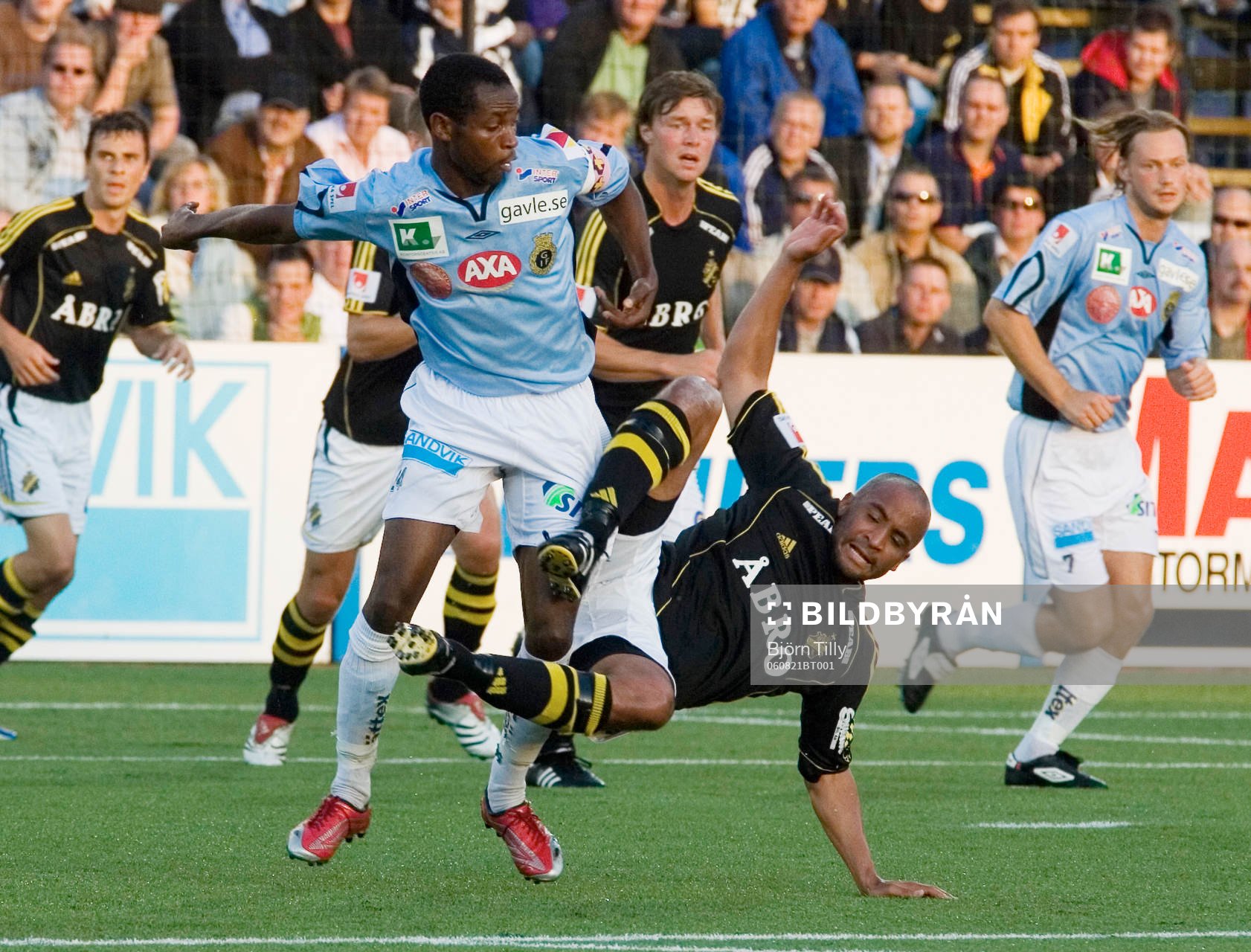 Rene Muzola Makondele, Gefle och Jimmy Tamandi, AIK