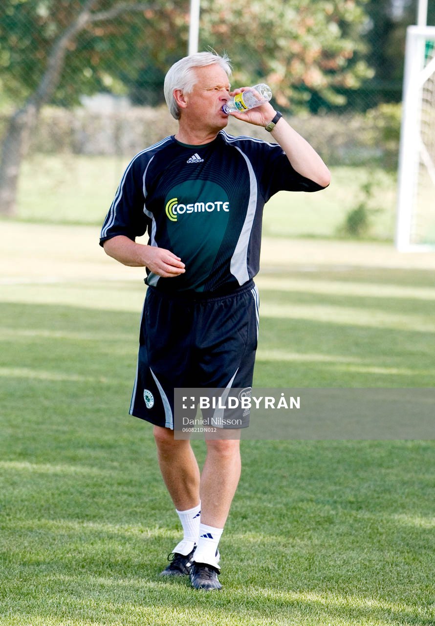 Fotboll, Grekisk Liga, Hans Backe, Hasse Backe, tränare,