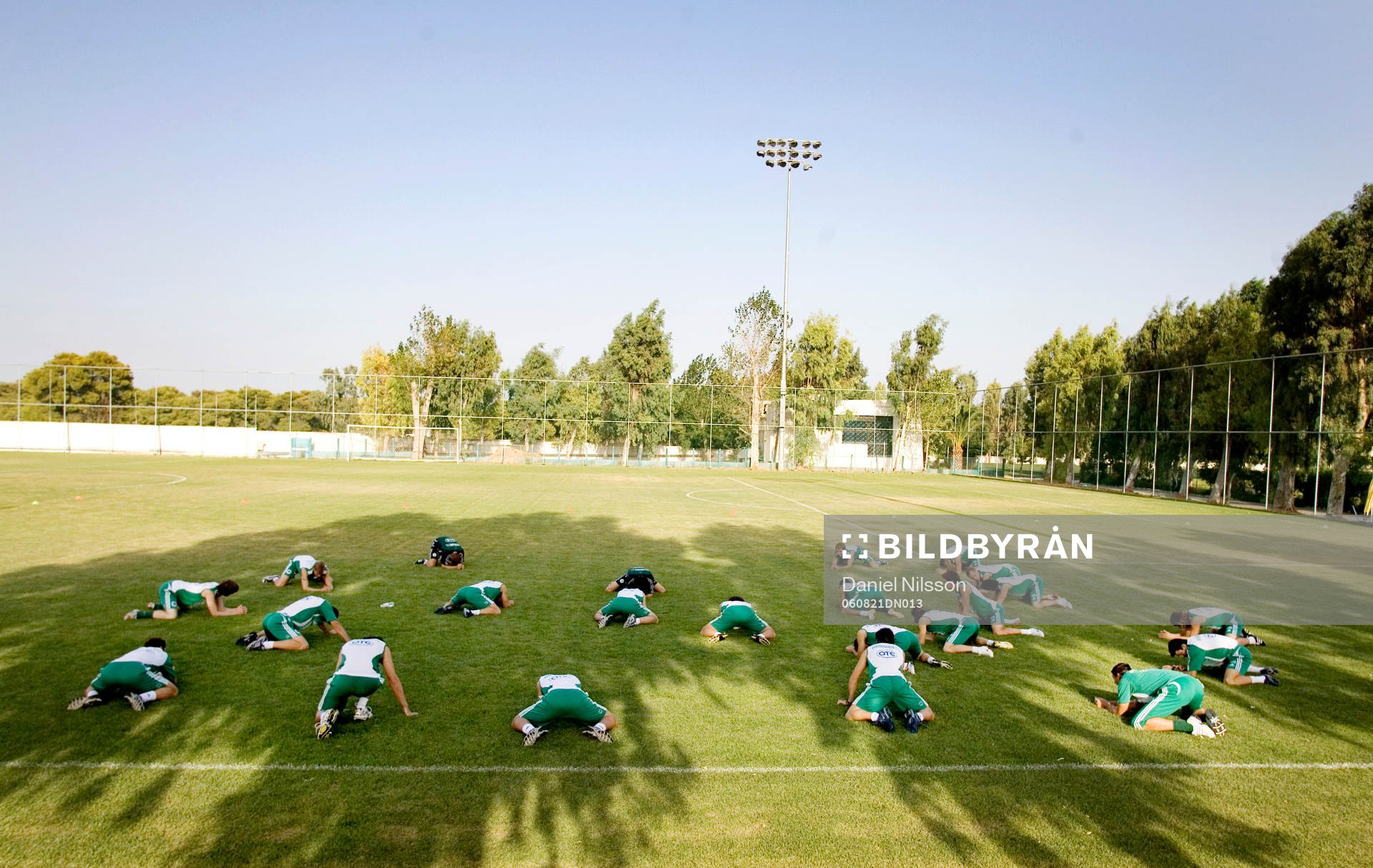 Fotboll, Grekisk Liga, Träning med Panathinaikos i skuggan