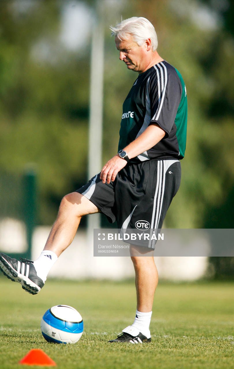 Fotboll, Grekisk Liga, Hans Backe, Hasse Backe, tränare,