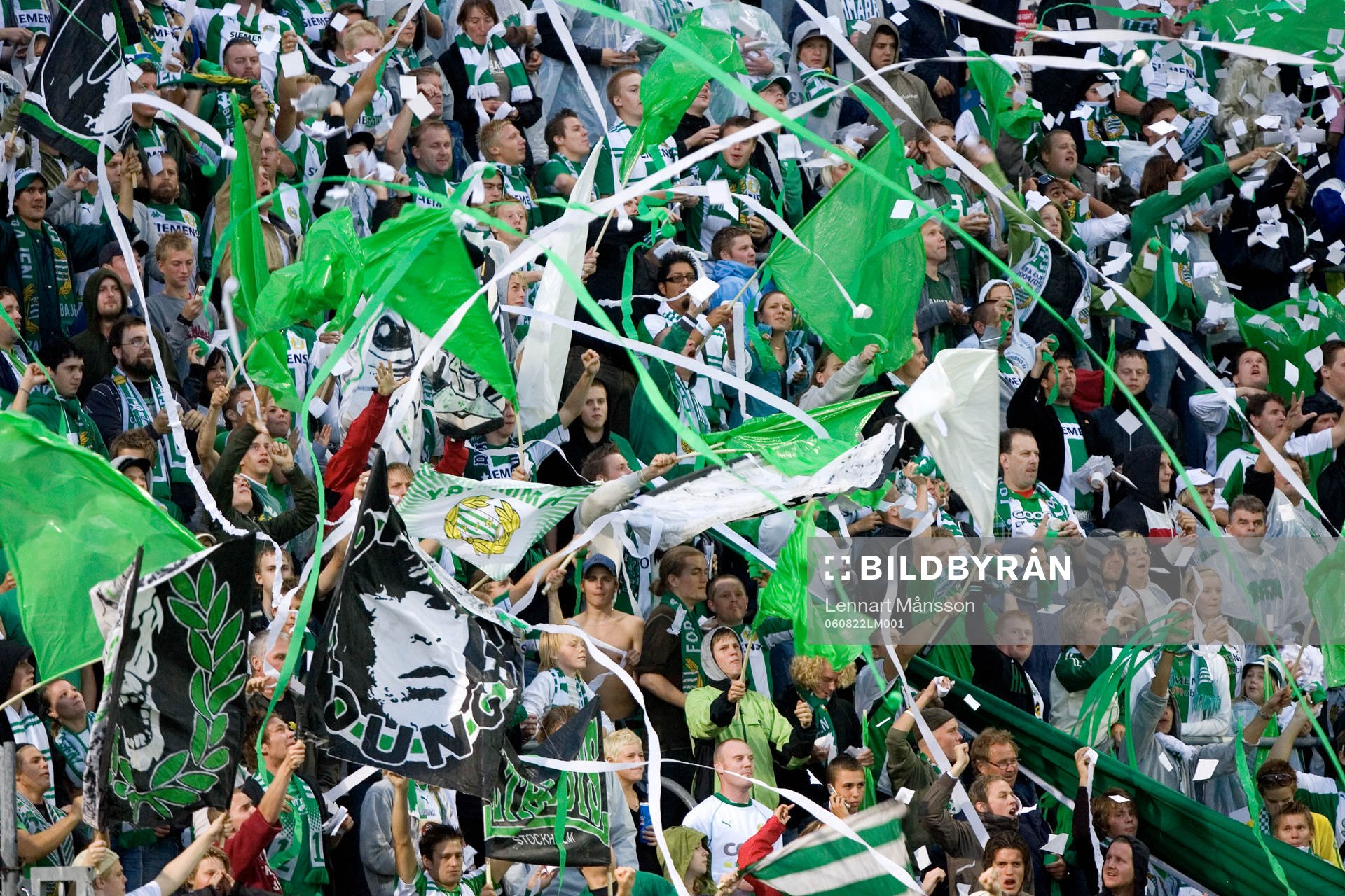 Publik, supporter, fans, Hammarby-klacken, läktare,