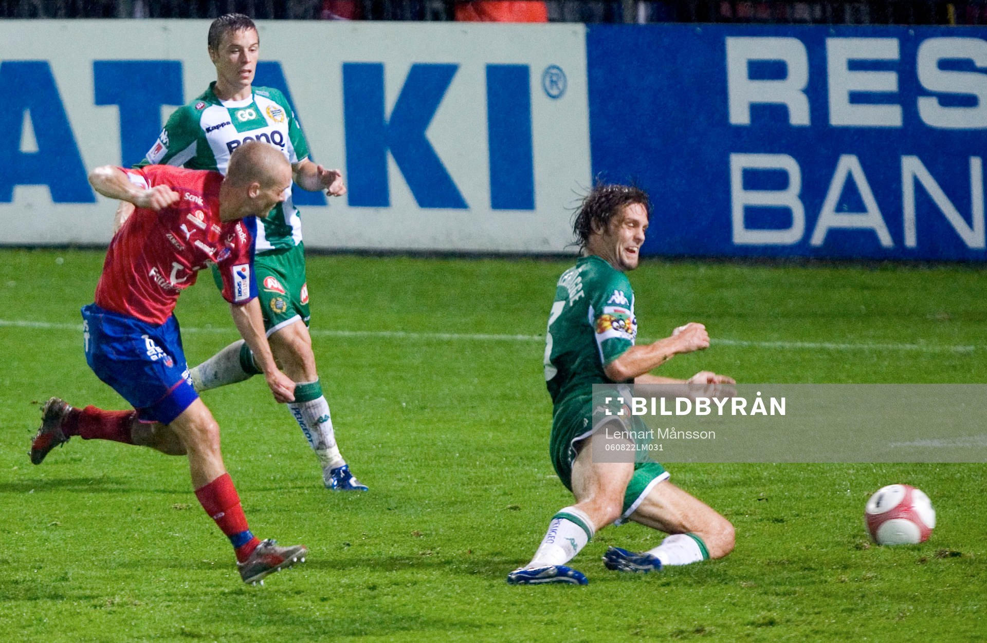   3-1, Fredrik Svanbäck, Helsingborg, gör sitt första mål i allsvenskan.
