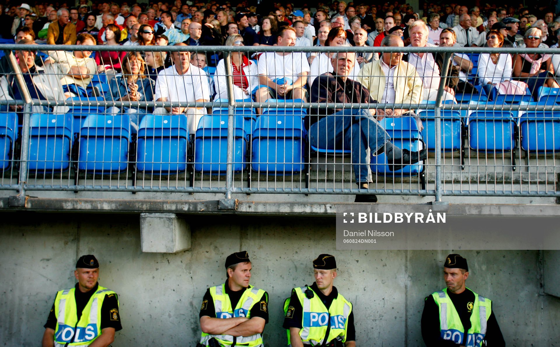Fotboll, Superettan, Trelleborg, Vångavallen, poliser