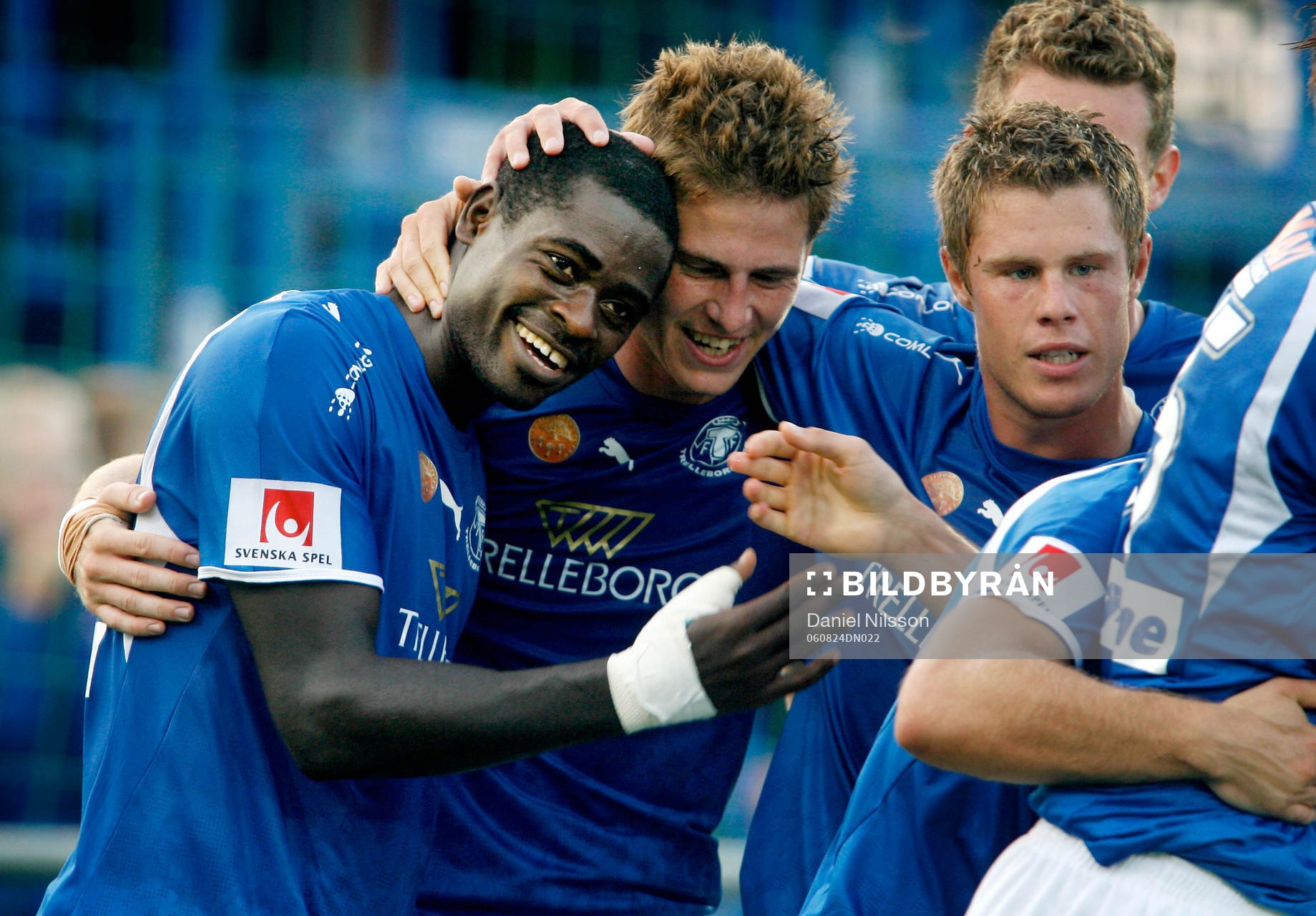 Michael Mensah, Trelleborg, gjorde både 1-0 och 2-0 målet