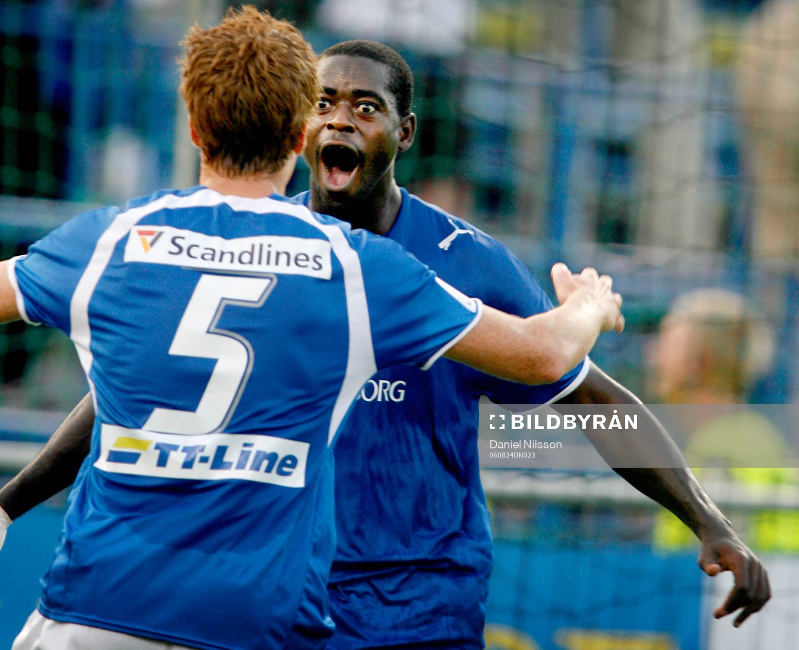Michael Mensah, Trelleborg, gjorde både 1-0 och 2-0 målet
