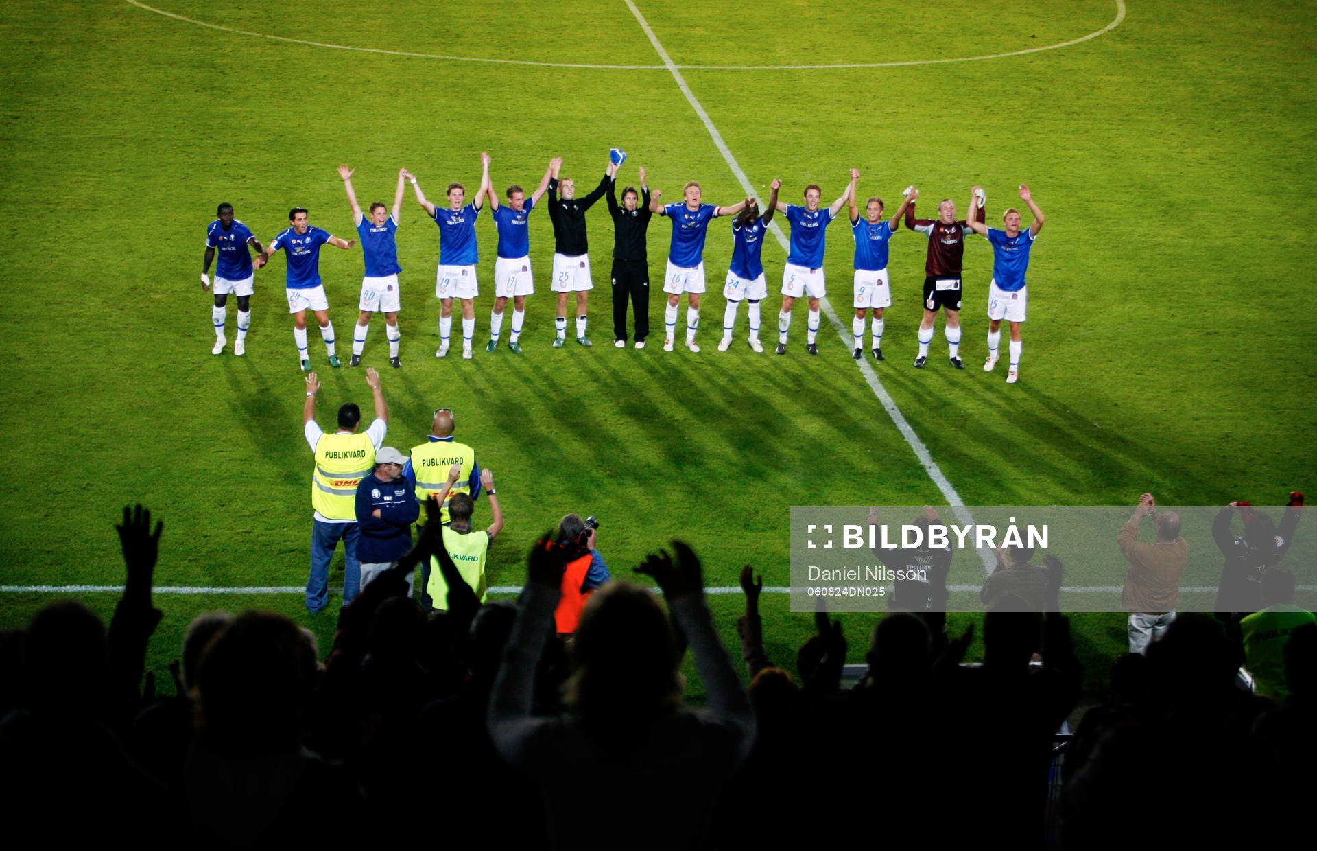 TFF jubel, jublar med publiken