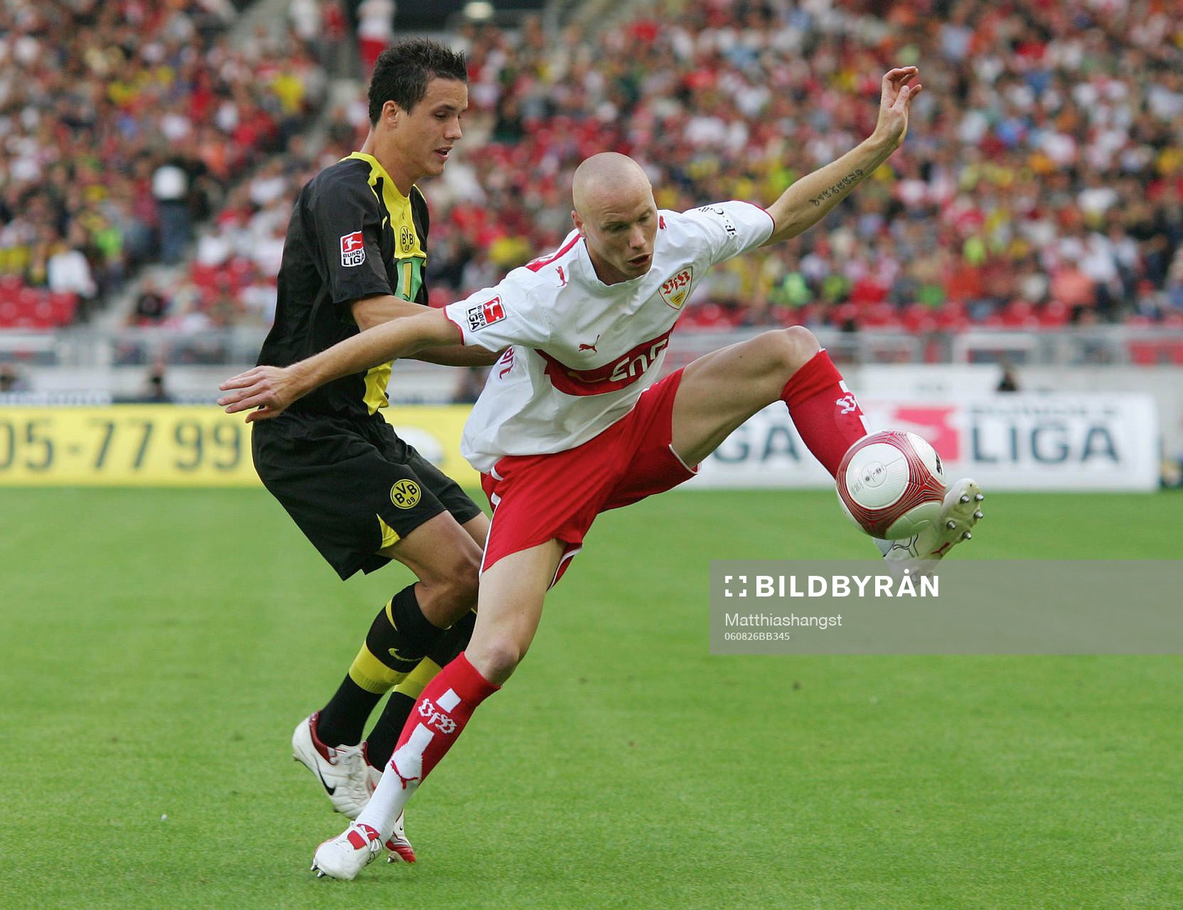 Philipp Degen, Dortmund och Alexander Farnerud, Stuttgart