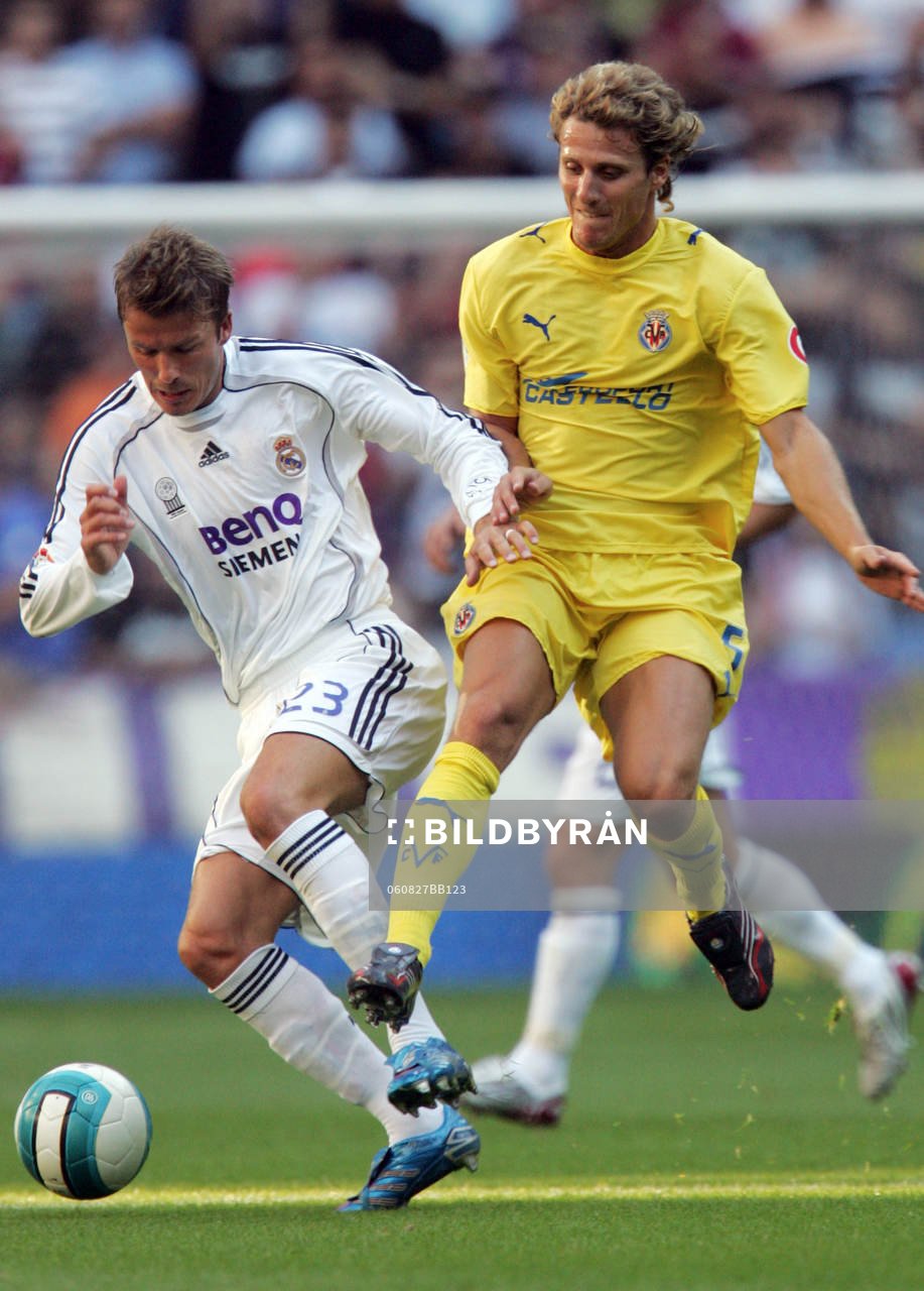 Diego Forlan, Villareal och David Beckham, Real Madrid