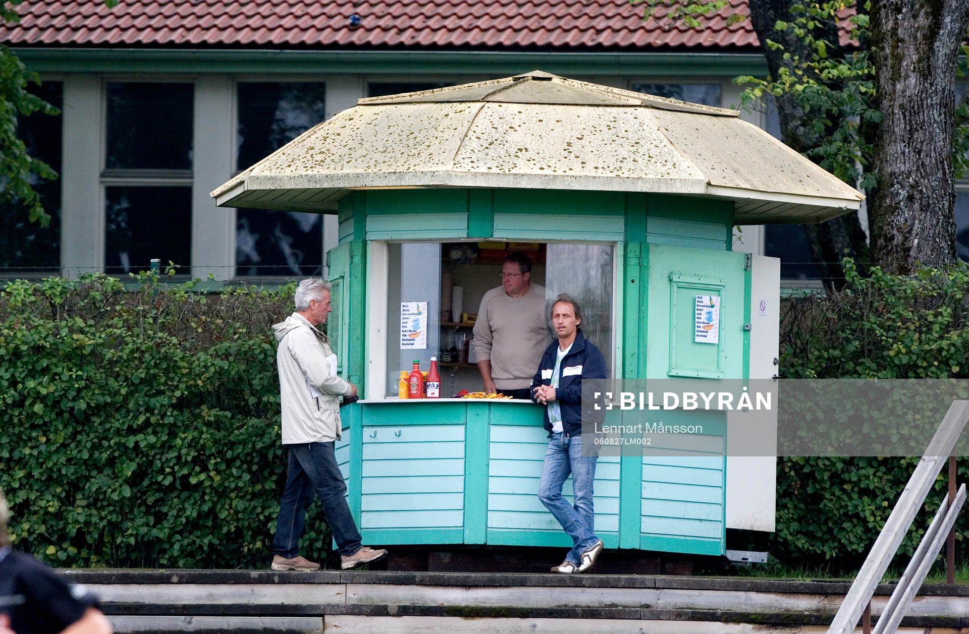 Kiosk idrottsplats, korvförsäljning