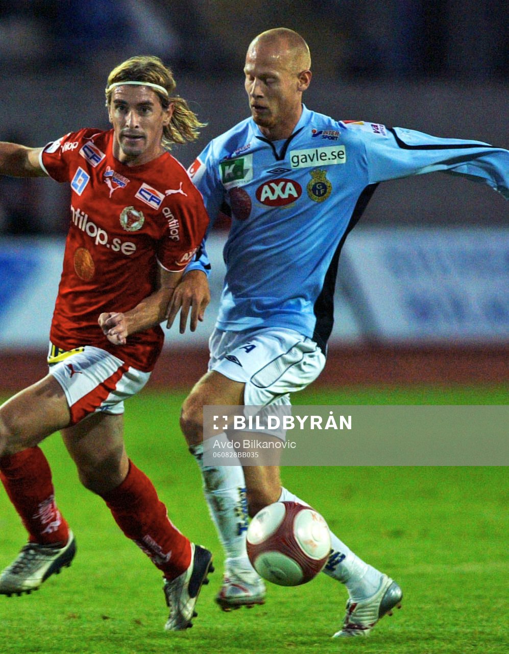 Cesar Santin, Kalmar och Mathias Woxlin, Gefle
