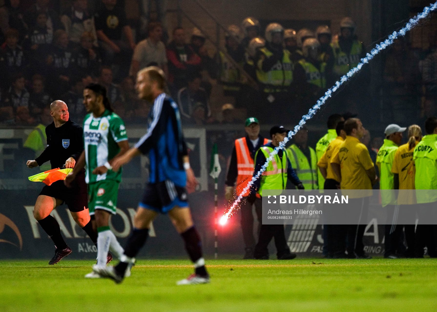 Matchen avblåst