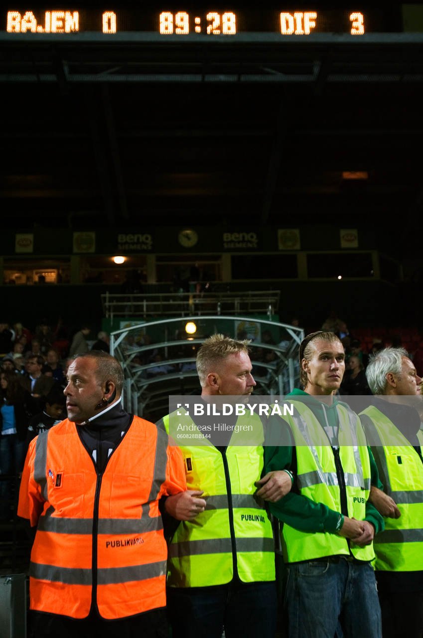 Matchen avblåst