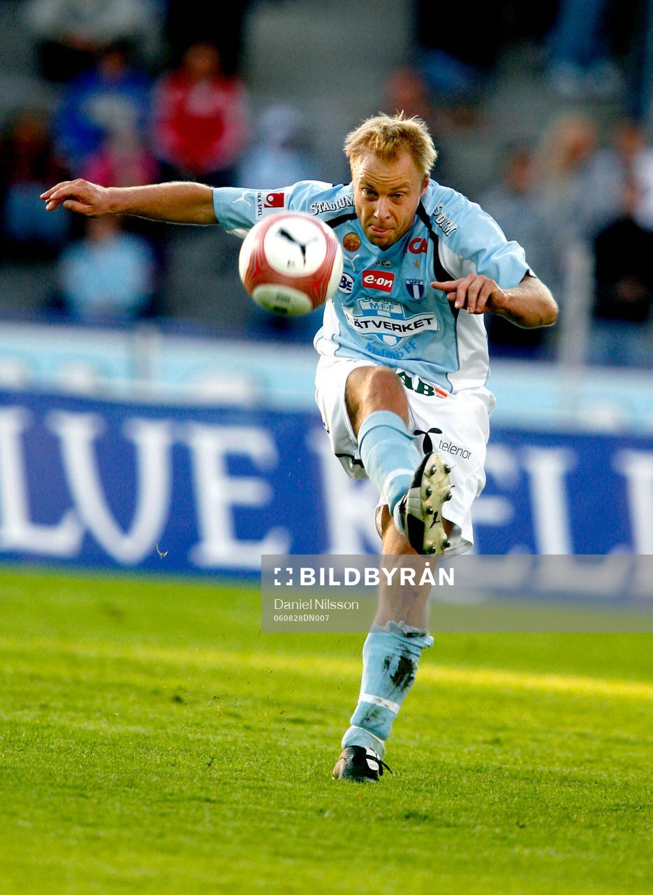Fotboll, Allsvenskan, Anders Andersson, Malmö, med tungan