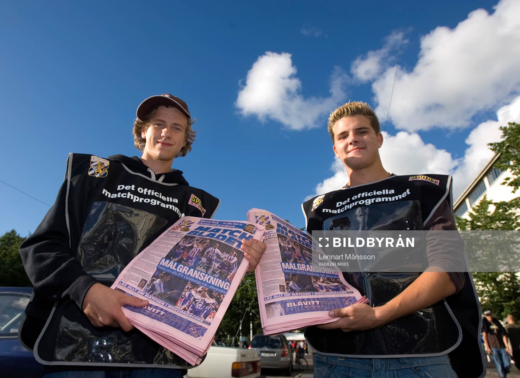 Tidning, Matchbladet, försäljare, tidningsförsäljare