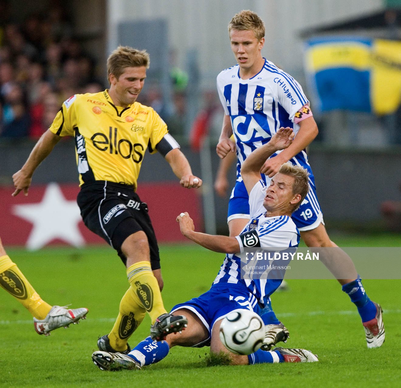 Kamp mellan landslagsmännen Anders Svensson och Niclas