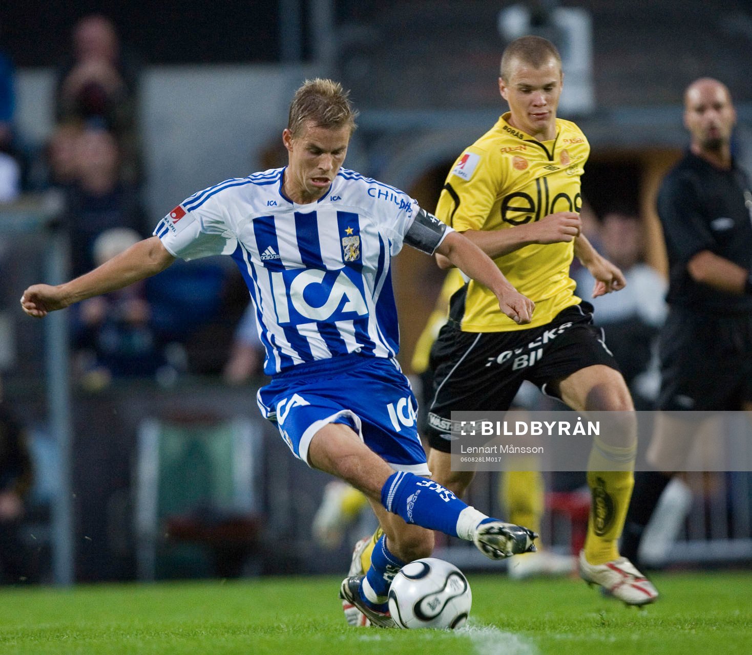 Niclas Alexandersson mot Samuel Holmén