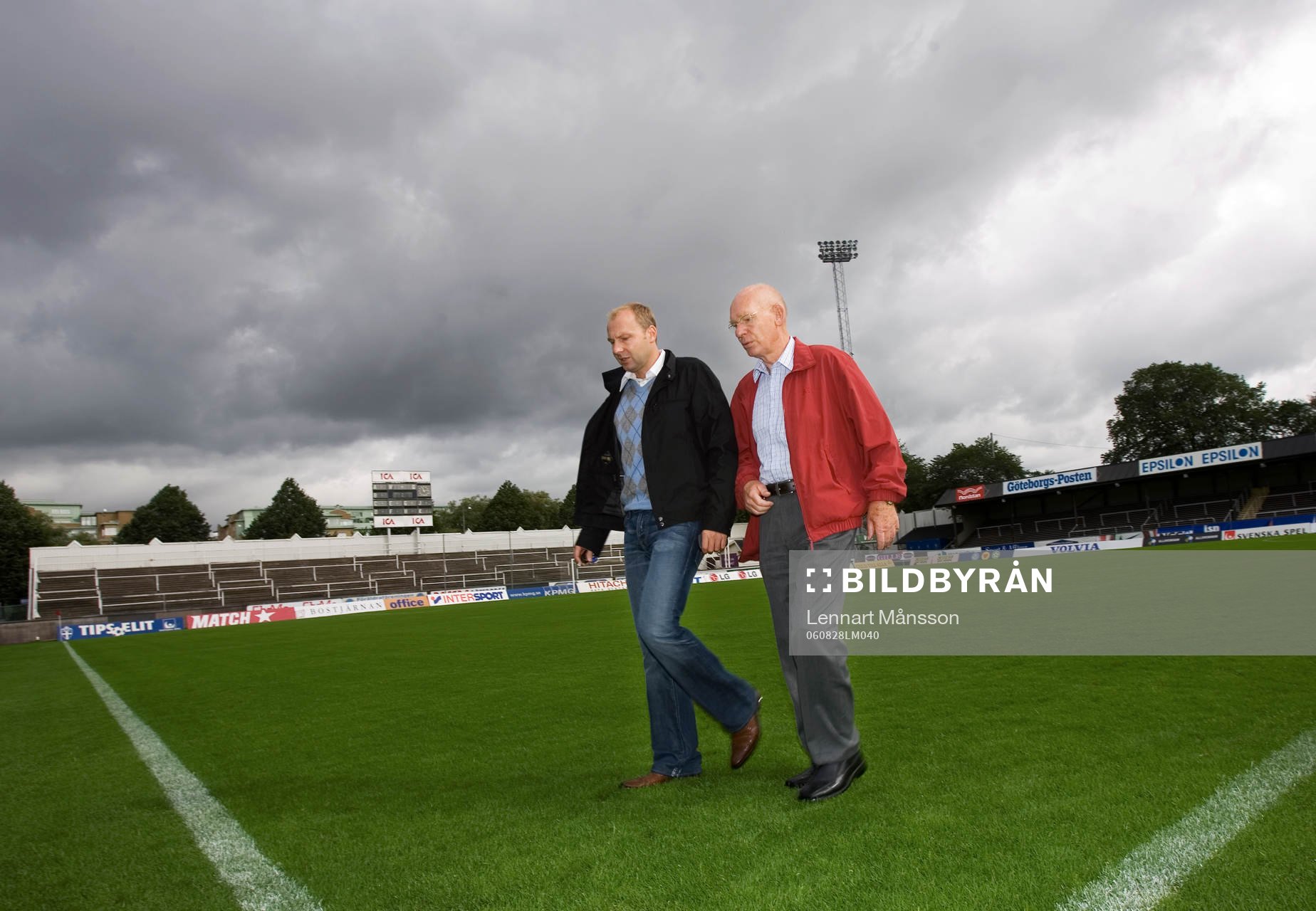 Håkan Mild, sportchef, Göteborg och Leif Carnebring,