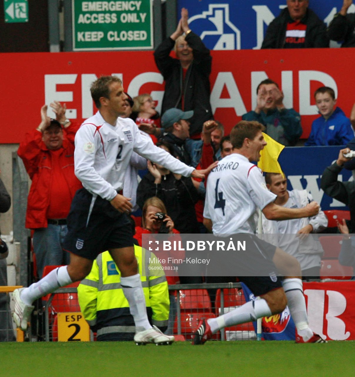 Steven Gerrard, England (Jubel)
