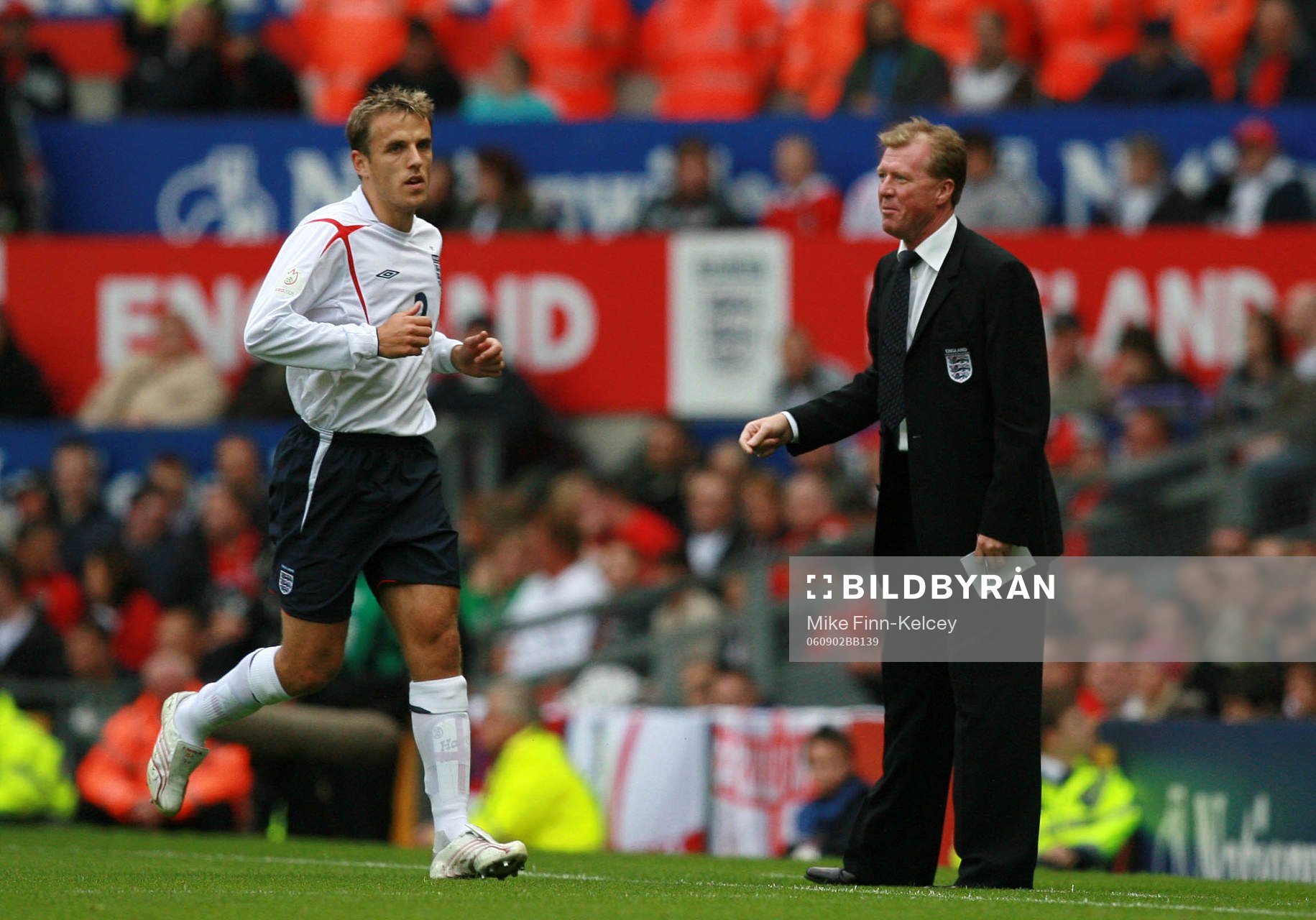 Steve McClaren, Förbundskapten England och Phil Neville