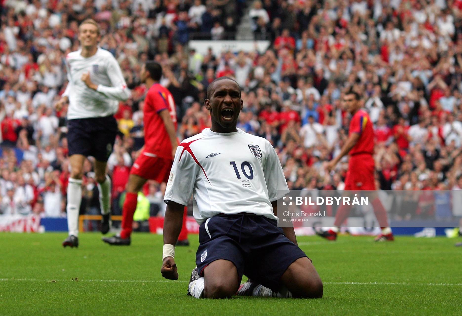 Jermaine Defoe, England (Jubel)