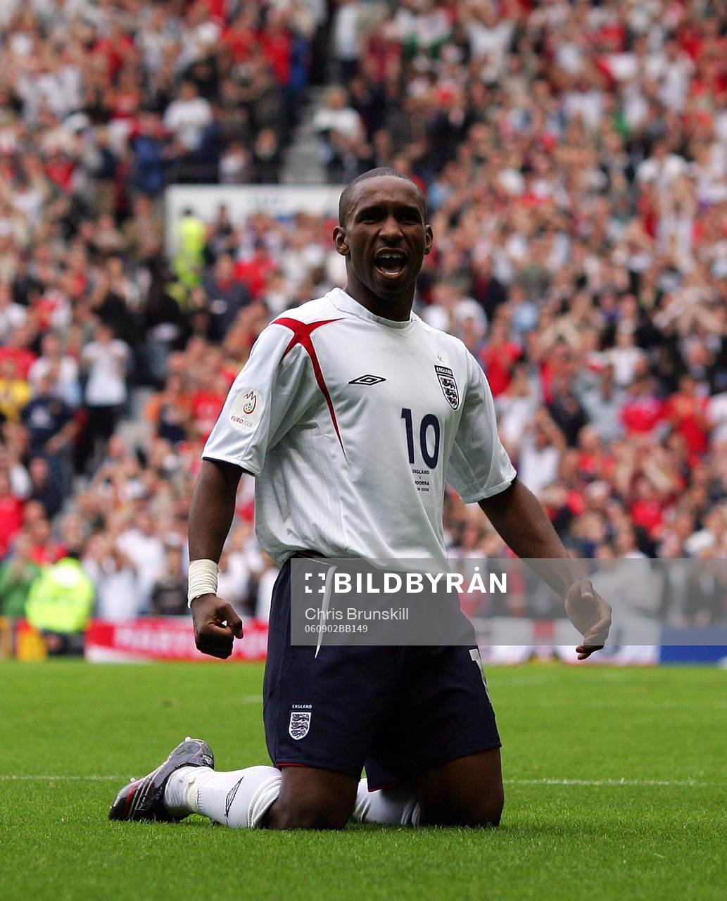 Jermaine Defoe, England (Jubel)