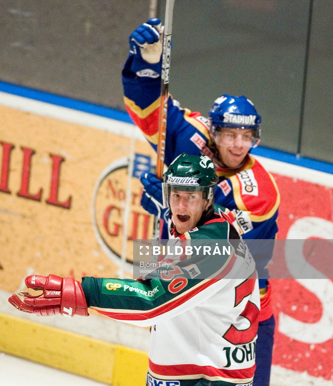 Johan Johnson, Frölunda, jubel