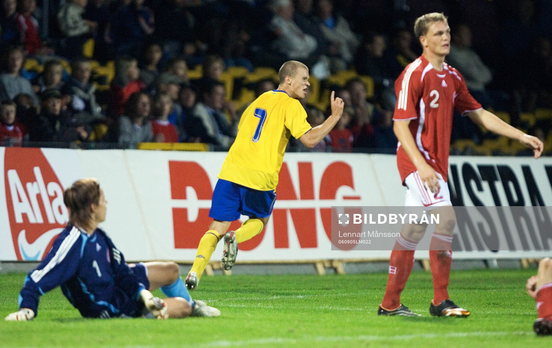 0-1, Samuel Holmén, Sverige som med sin soloraid avgjorde