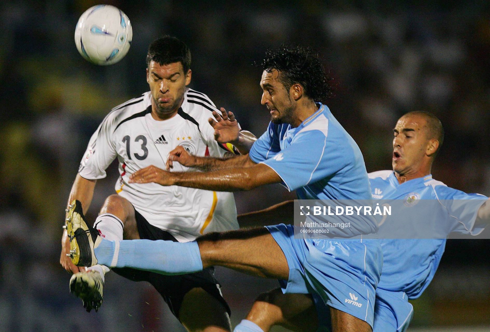 Michael Ballack, Alessandro Della Valle och Damiano Vannucci