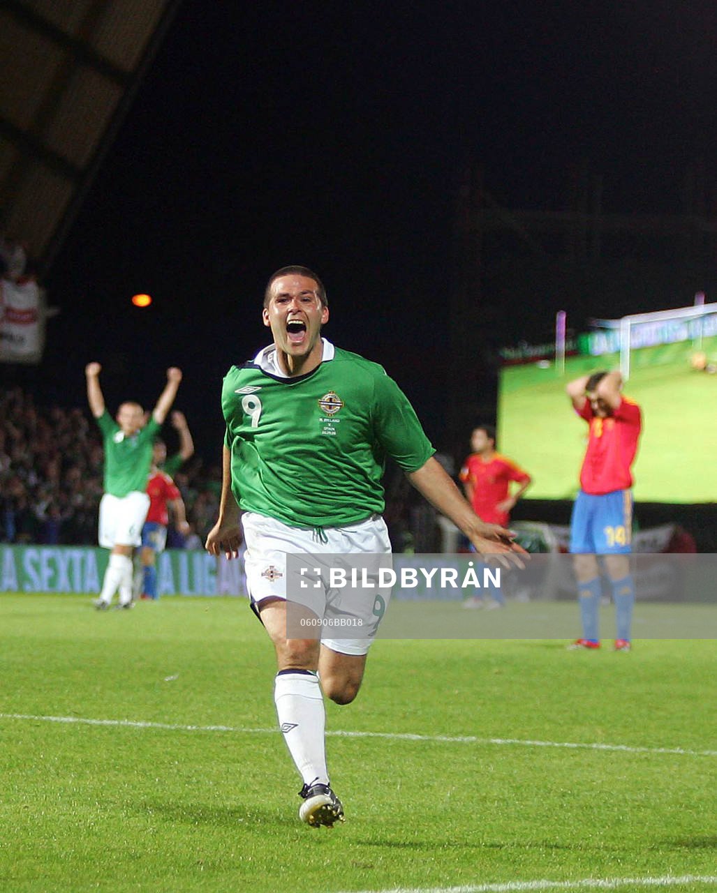 David Healy, Nordirland, jubel, glädje