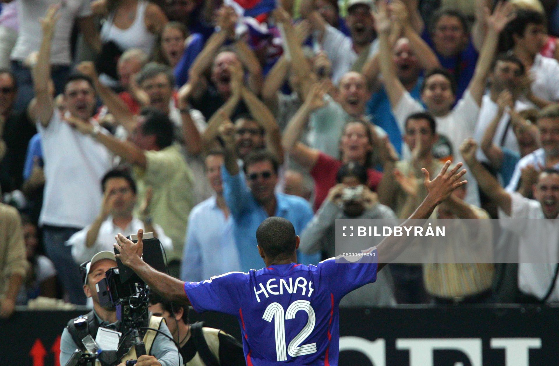 Thierry Henry, Frankrike, jubel