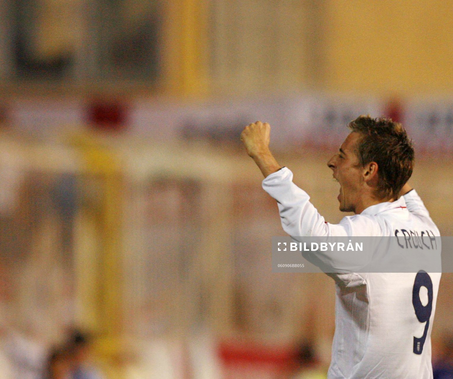  Peter Crouch, England, jubel.