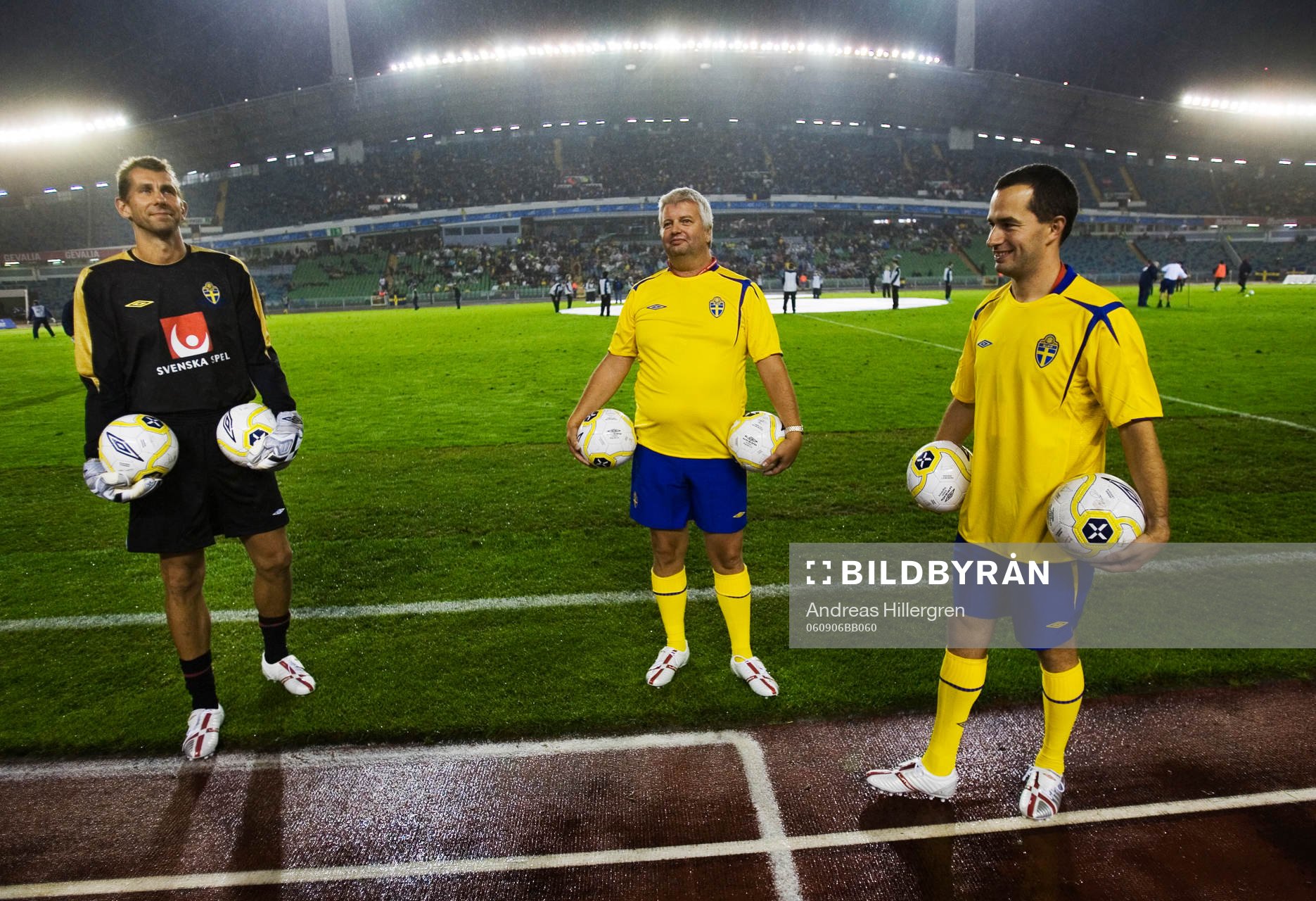 Fotboll, Sverige - Liechtenstein, Svenska spel, straffläggning. Magnus Wislander, målvakt