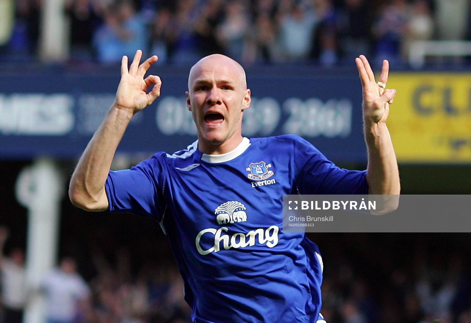  Andy Johnsson, Everton (Jubel)