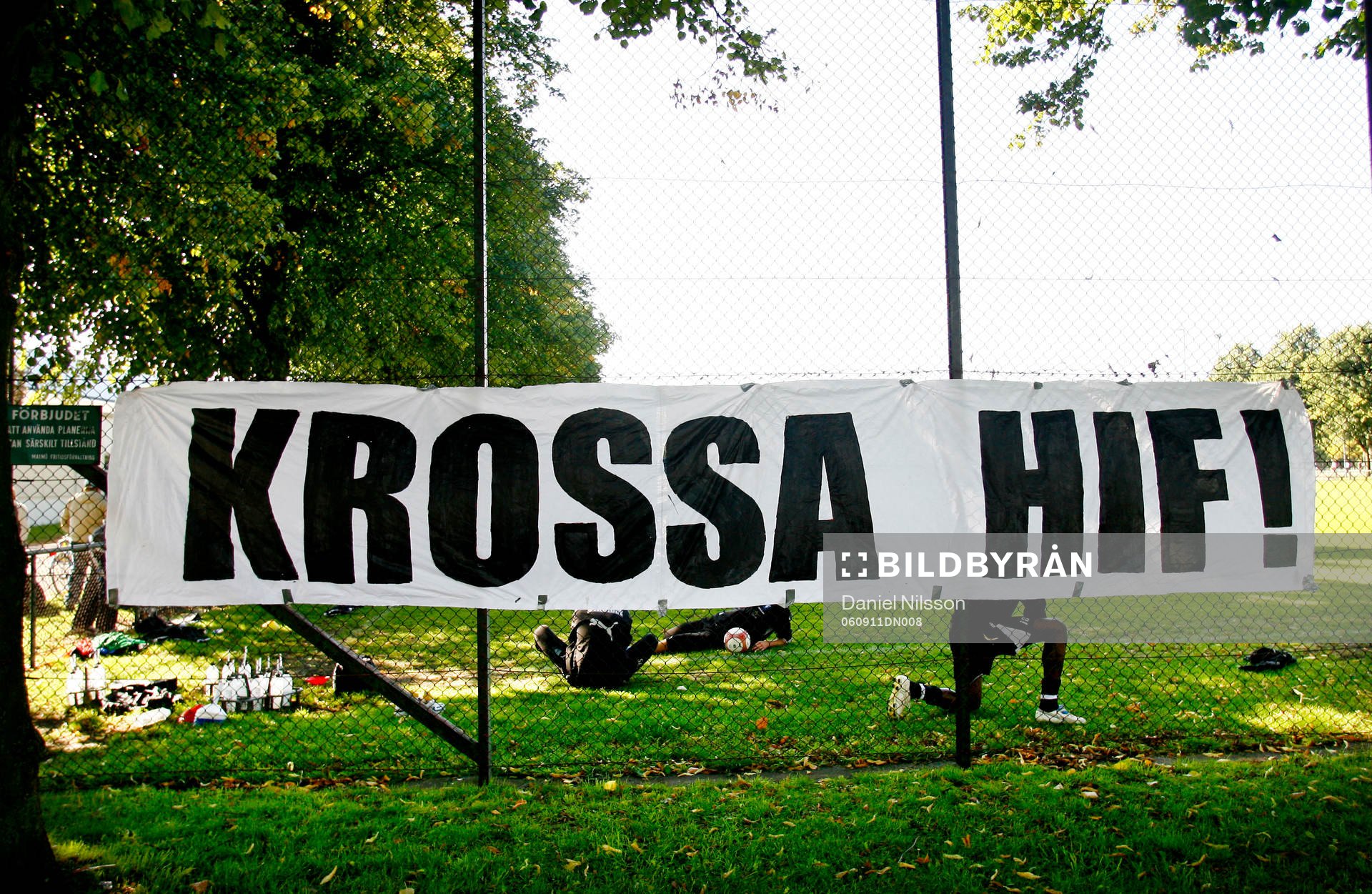 Inför derbyt mot Helsingborg imorgon. Malmö supporters