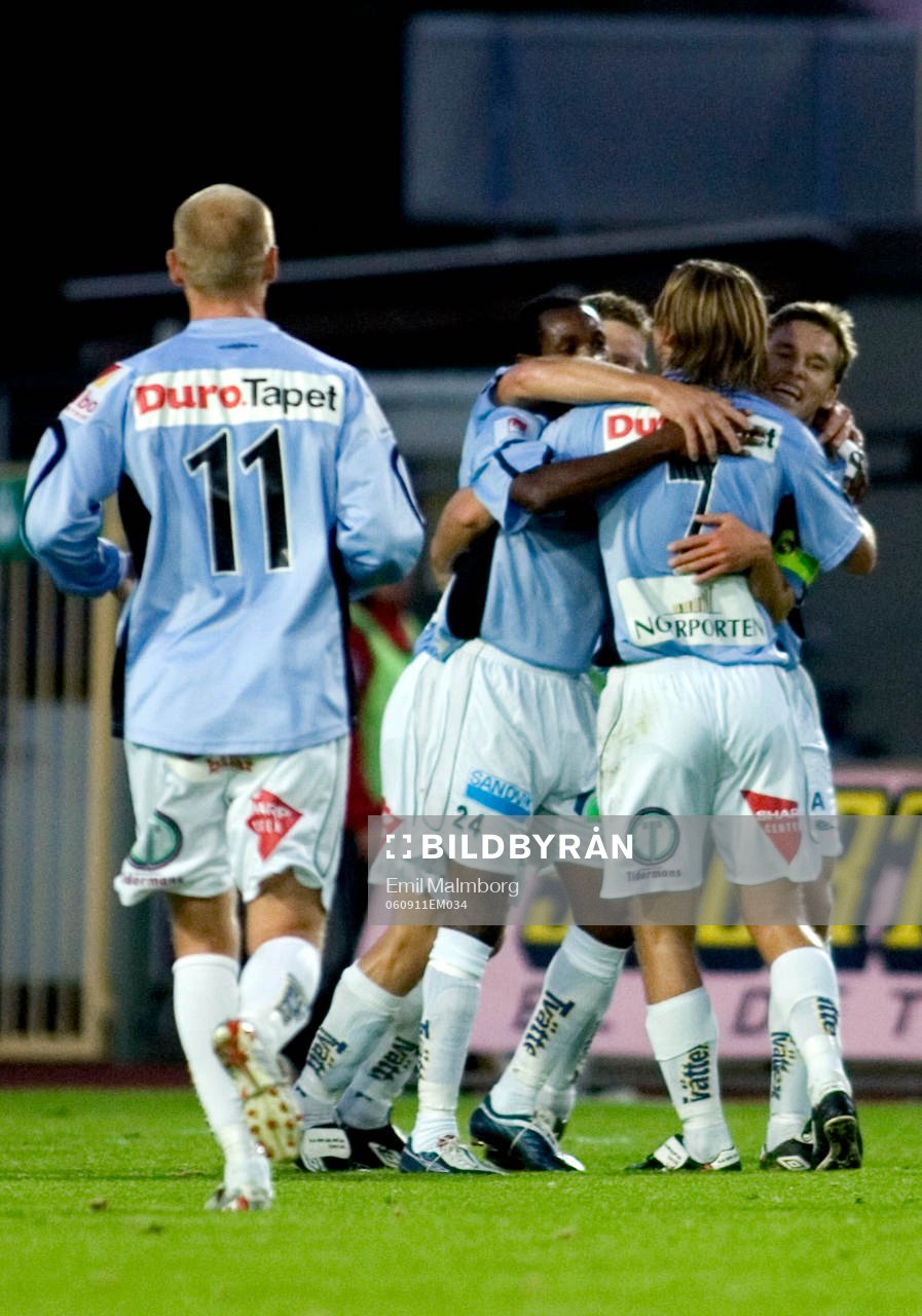 Jubel. Gefle har gjort mål