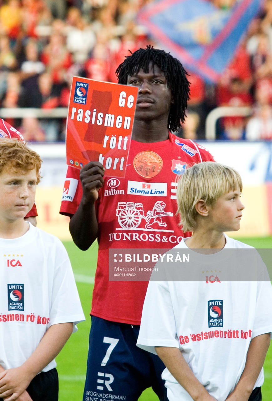 Dominic Yobe, Örgryte håller upp ett rött kort