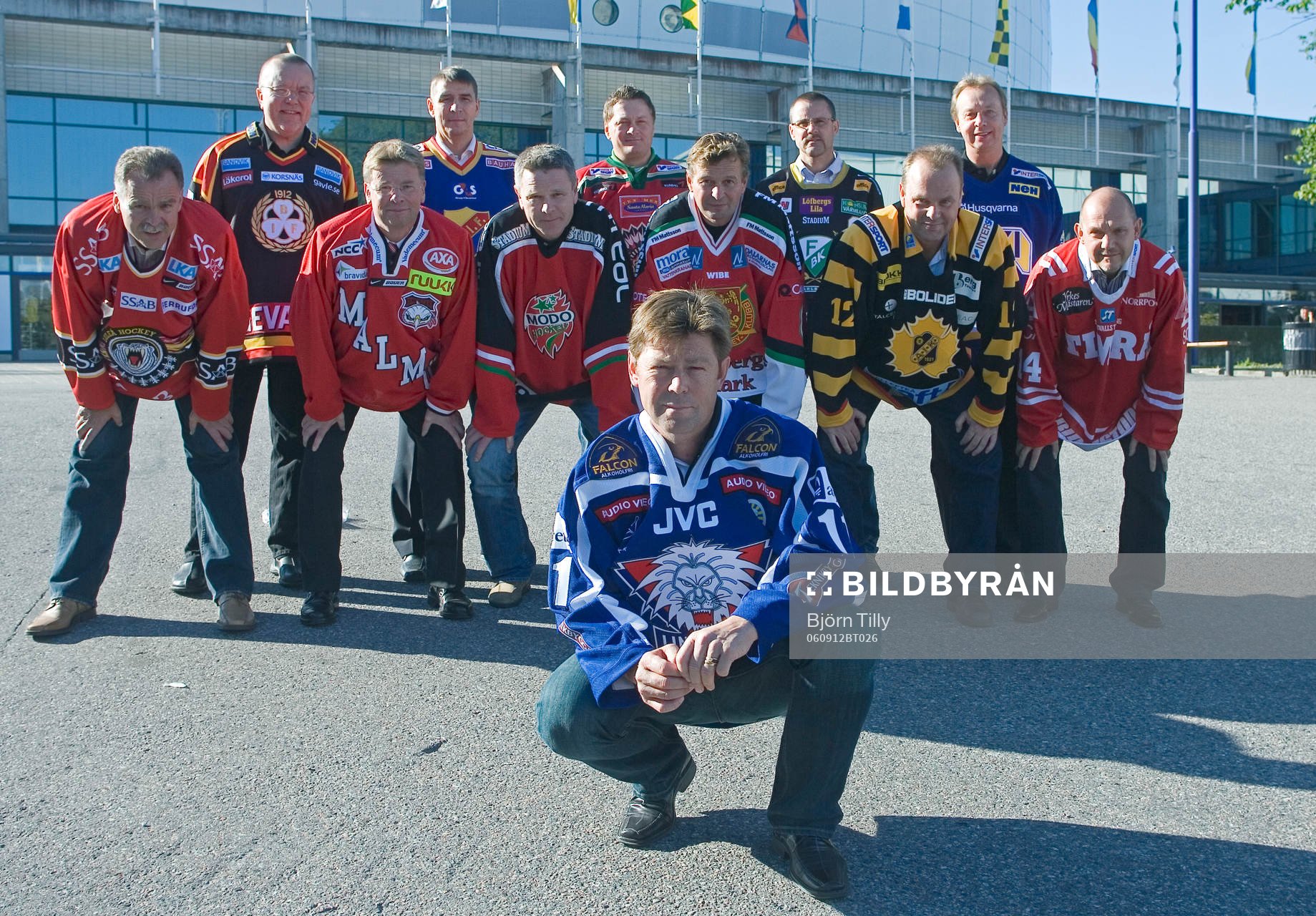 Bakre raden från vänster: Leif Boork, Brynäs, Hans