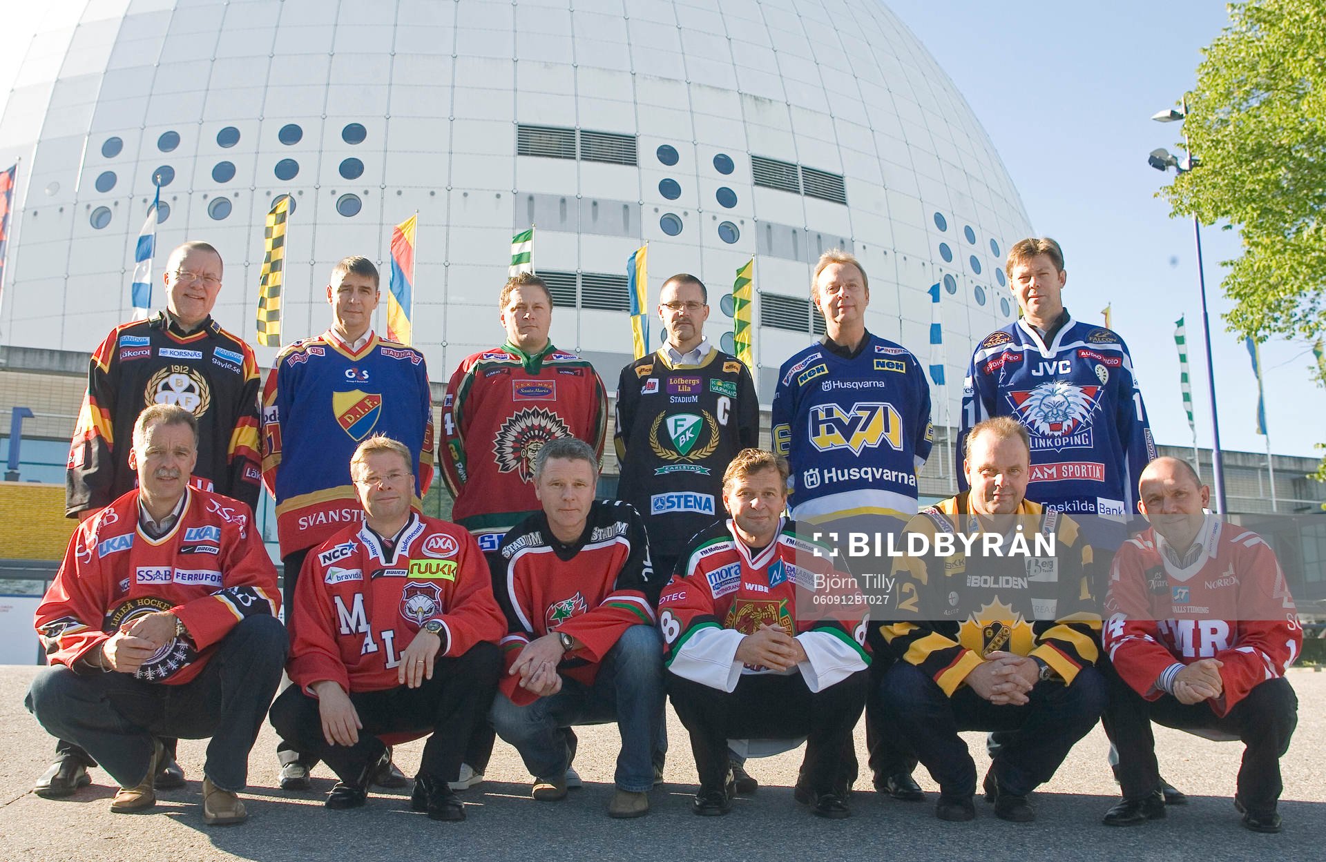 bakre raden från vänster: Leif Boork, Brynäs, Hans